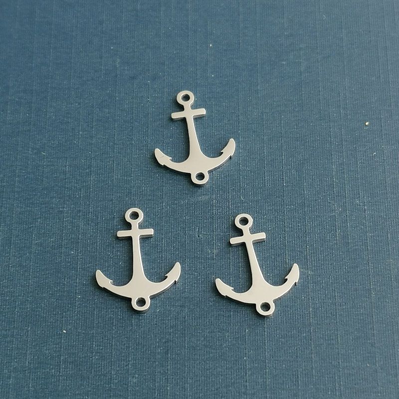 Wholesale jewelry ship anchor bracelet accessories, DIY jewelry accessories, titanium steel product development and production