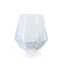 3715六角水晶无铅玻璃水杯威士忌果汁网红杯玻璃杯
