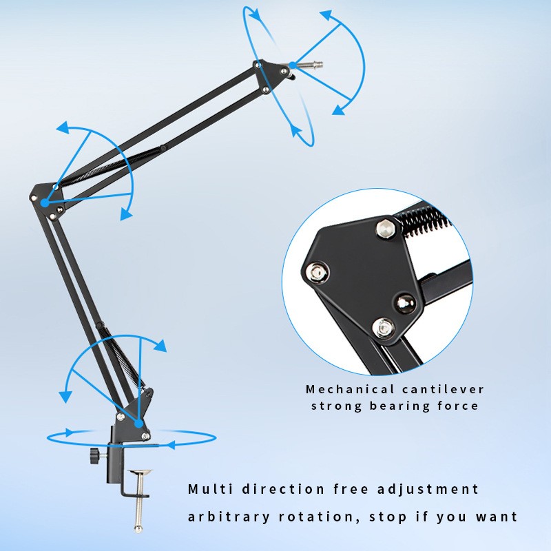 Cross-border direct supply live streaming dedicated microphone BM800 diaphragm condenser microphone usb interface can be connected to sound card speakers detail image 3