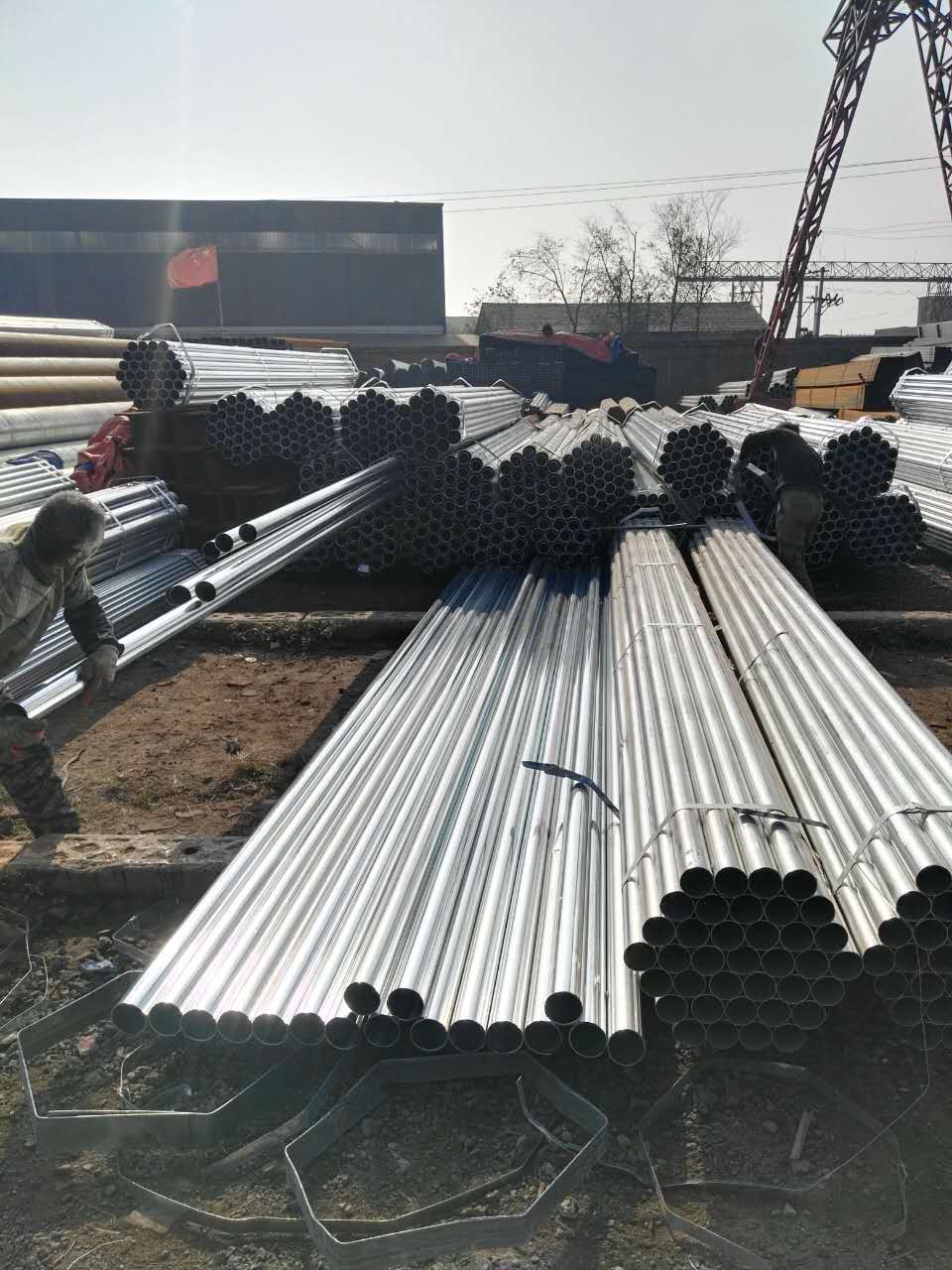 Steel pipes, galvanized steel pipes, round pipes, welded pipes, straight seam welded pipes detail image 5