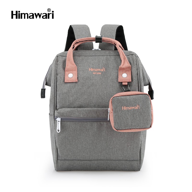 Muguo 2268 grey polyester water-resistant schoolbag detail image 3