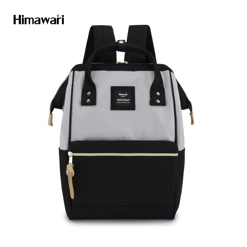 Muguo 9001 Grey and Black Polyester Backpack