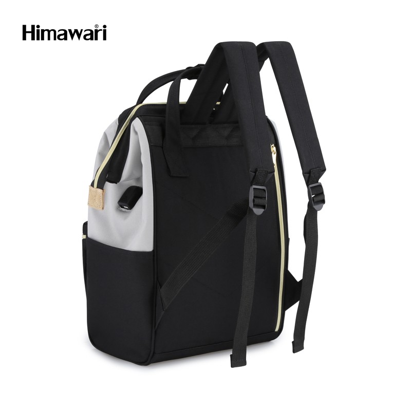 Muguo 9001 Grey and Black Polyester Backpack detail image 4