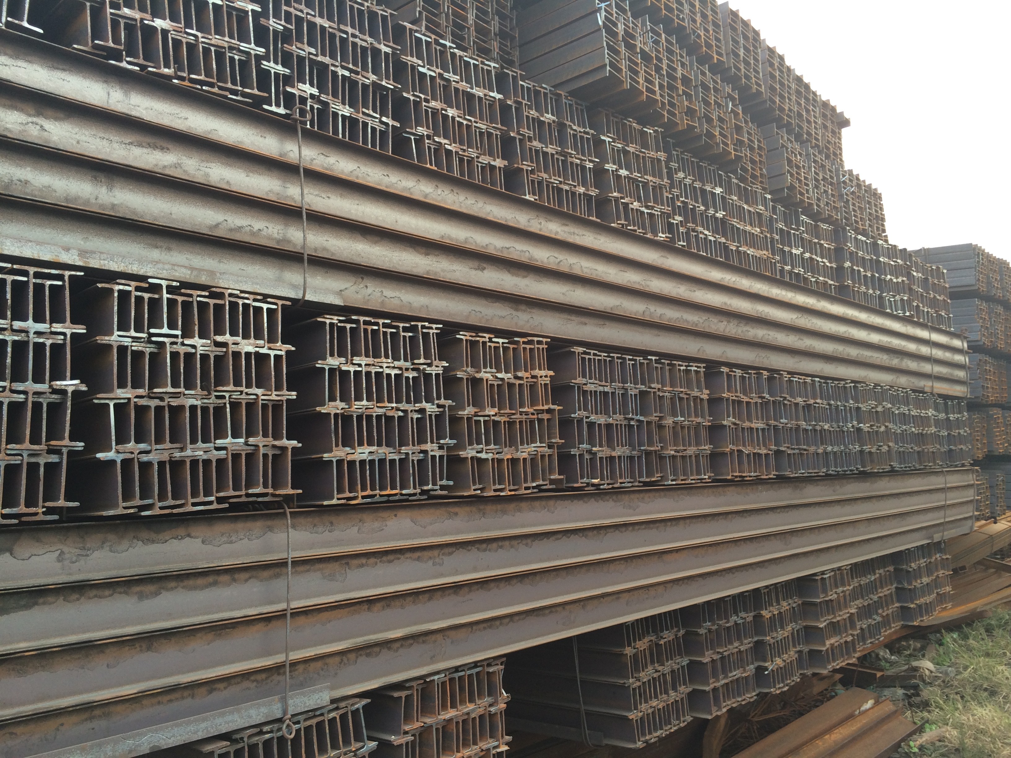 H-shaped steel, I-beam, steel beam, steel column, steel frame detail image 4