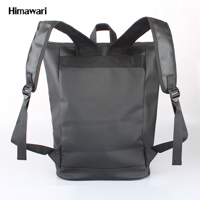 Muguo Bags PU168 New PU fashionable waterproof large-capacity backpack, Korean-style solid color backpack, schoolbag, couple bag for men and women detail image 8