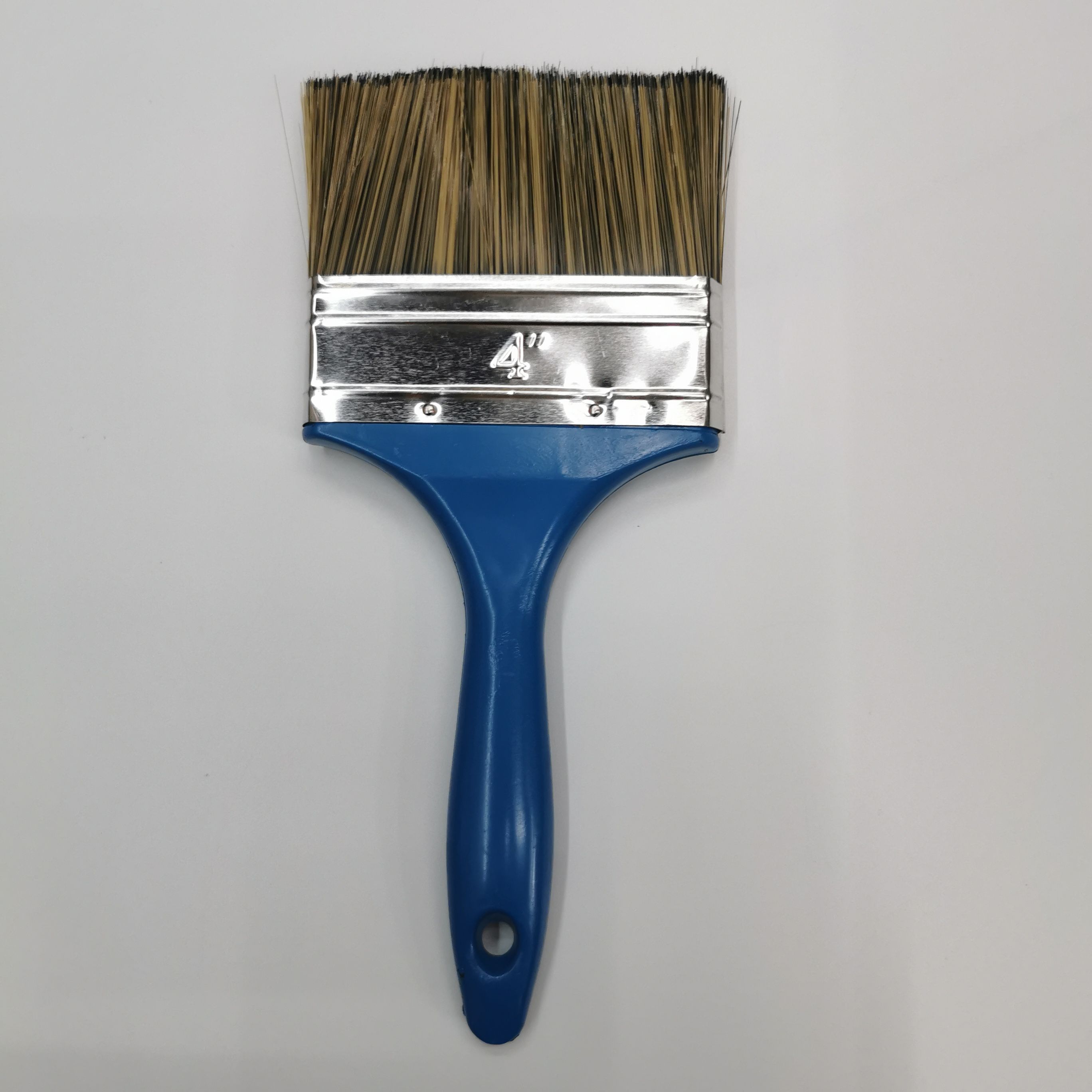 Paint brush, sharp wire brush, latex paint brush, wall paint brush, blue handle