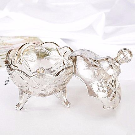 Glass sugar jars, melon seed boxes, candy boxes, snack boxes, cans, dried fruit boxes, jewelry boxes, storage jars, living room ornaments, demagnetization jars