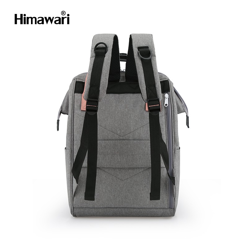 Muguo 2268 grey polyester water-resistant schoolbag detail image 1