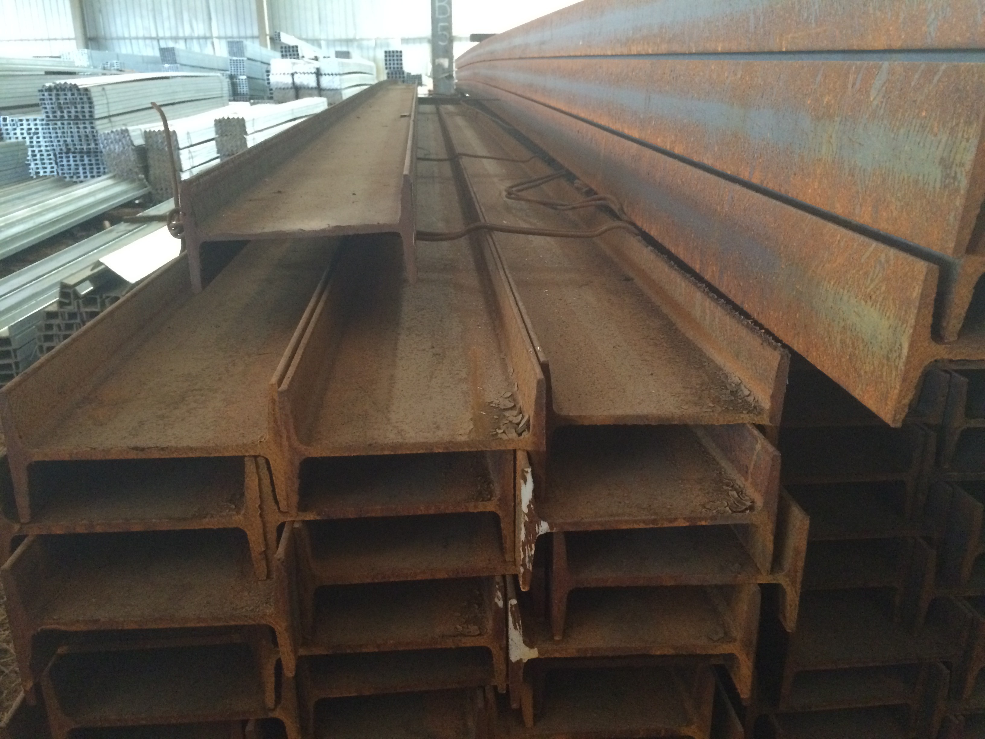 H-shaped steel, I-beam, steel beam, steel column, steel frame detail image 5