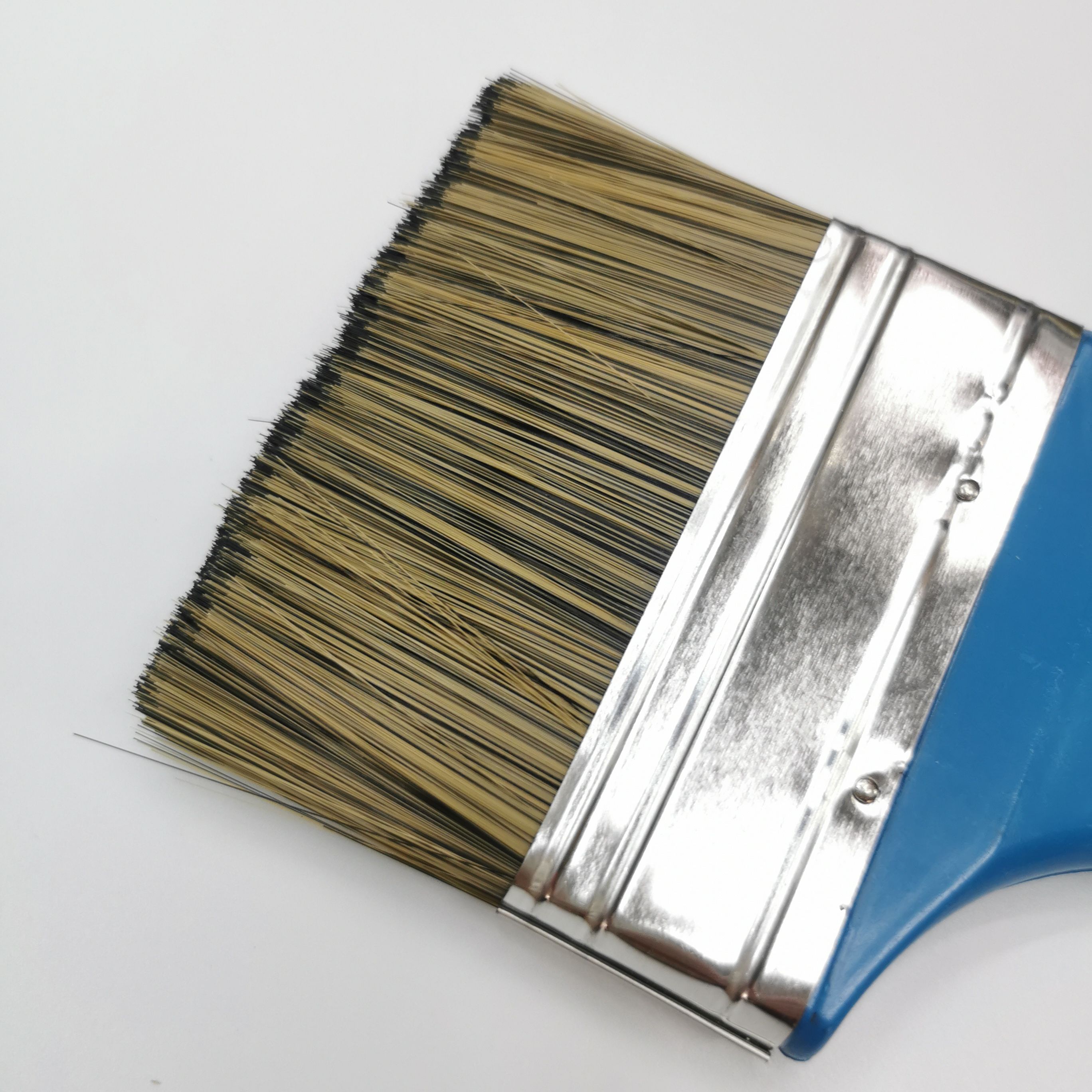 Paint brush, sharp wire brush, latex paint brush, wall paint brush, blue handle Specification image