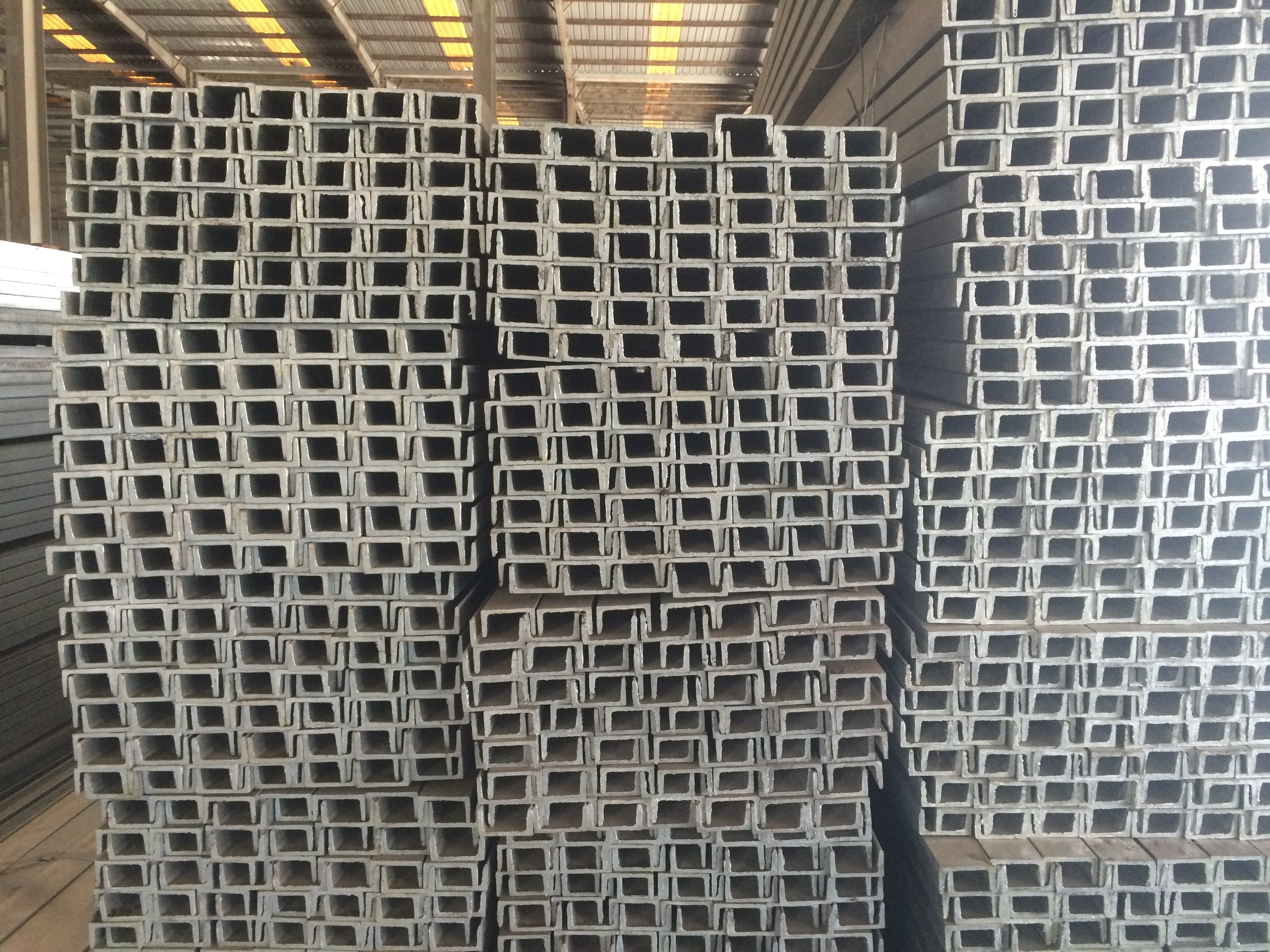 Channel steel, U-shaped steel, steel beam, steel column, steel frame detail image 2