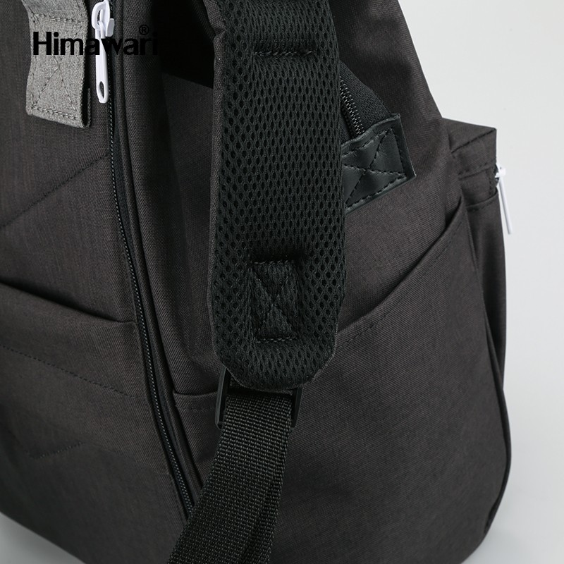 Muguo 2268 grey polyester water-resistant schoolbag detail image 7