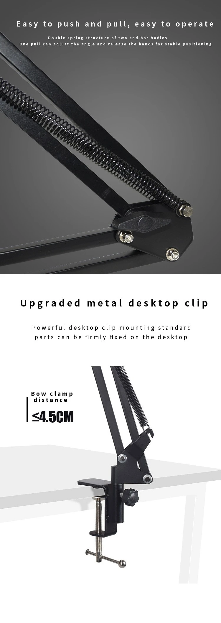 Cross-border direct supply live streaming dedicated microphone BM800 diaphragm condenser microphone usb interface can be connected to sound card speakers detail image 8
