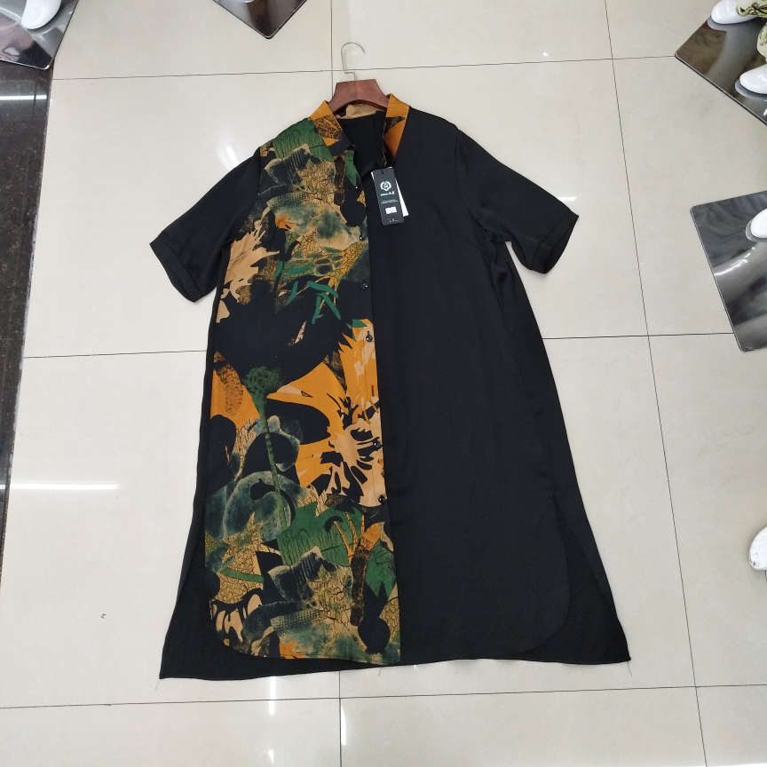 丝绸面料AB版长裙0033:0122