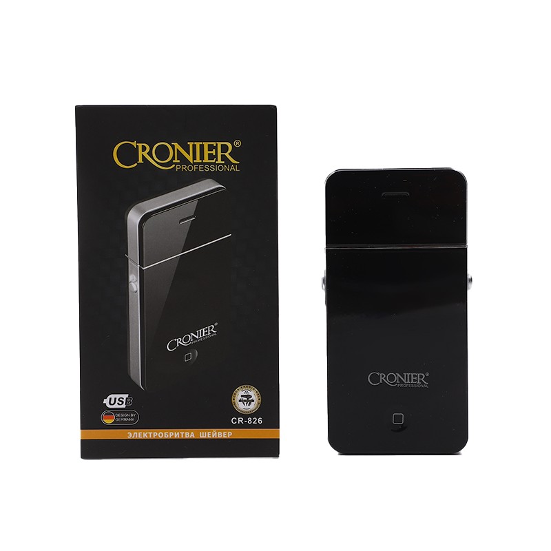 CRONIER CR-826 电动充电式剃胡刀超薄刮胡刀男迷你便携胡须刀详情图5