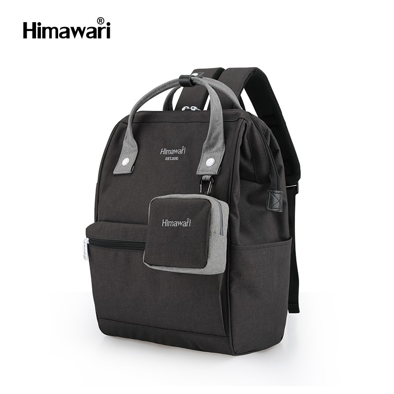 Muguo Luggage 2268 black and Grey travel bag with a coin purse detail image 4