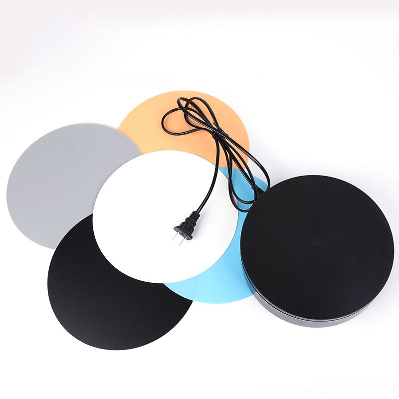 电动转盘 旋转 摄影转盘 展示架静物首饰 拍摄转盘 演示倒影座