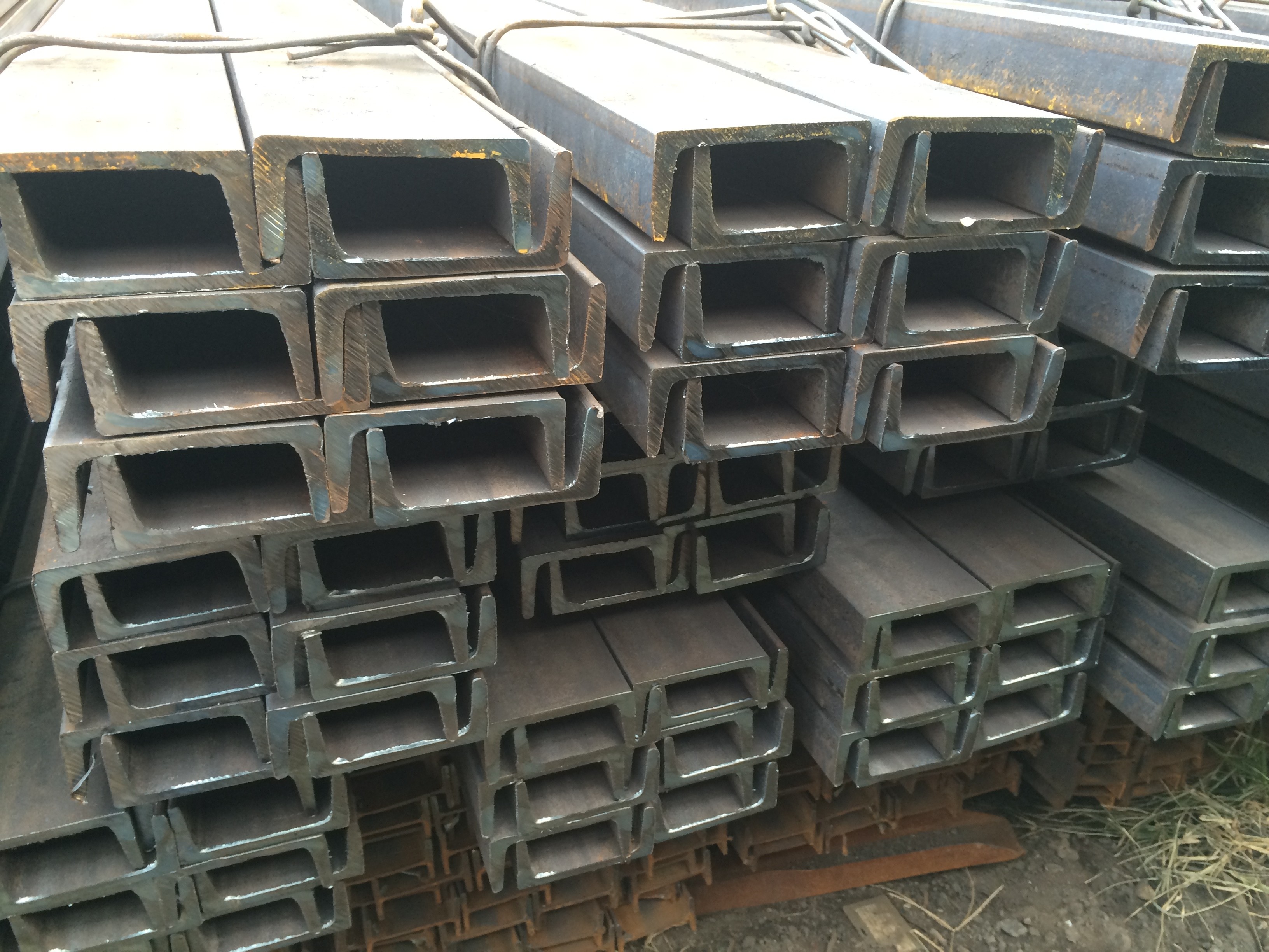 Channel steel, U-shaped steel, steel beam, steel column, steel frame detail image 1