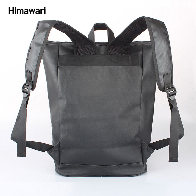 Muguo Bags PU168 New PU fashionable waterproof large-capacity backpack, Korean-style solid color backpack, schoolbag, couple bag for men and women details Picture