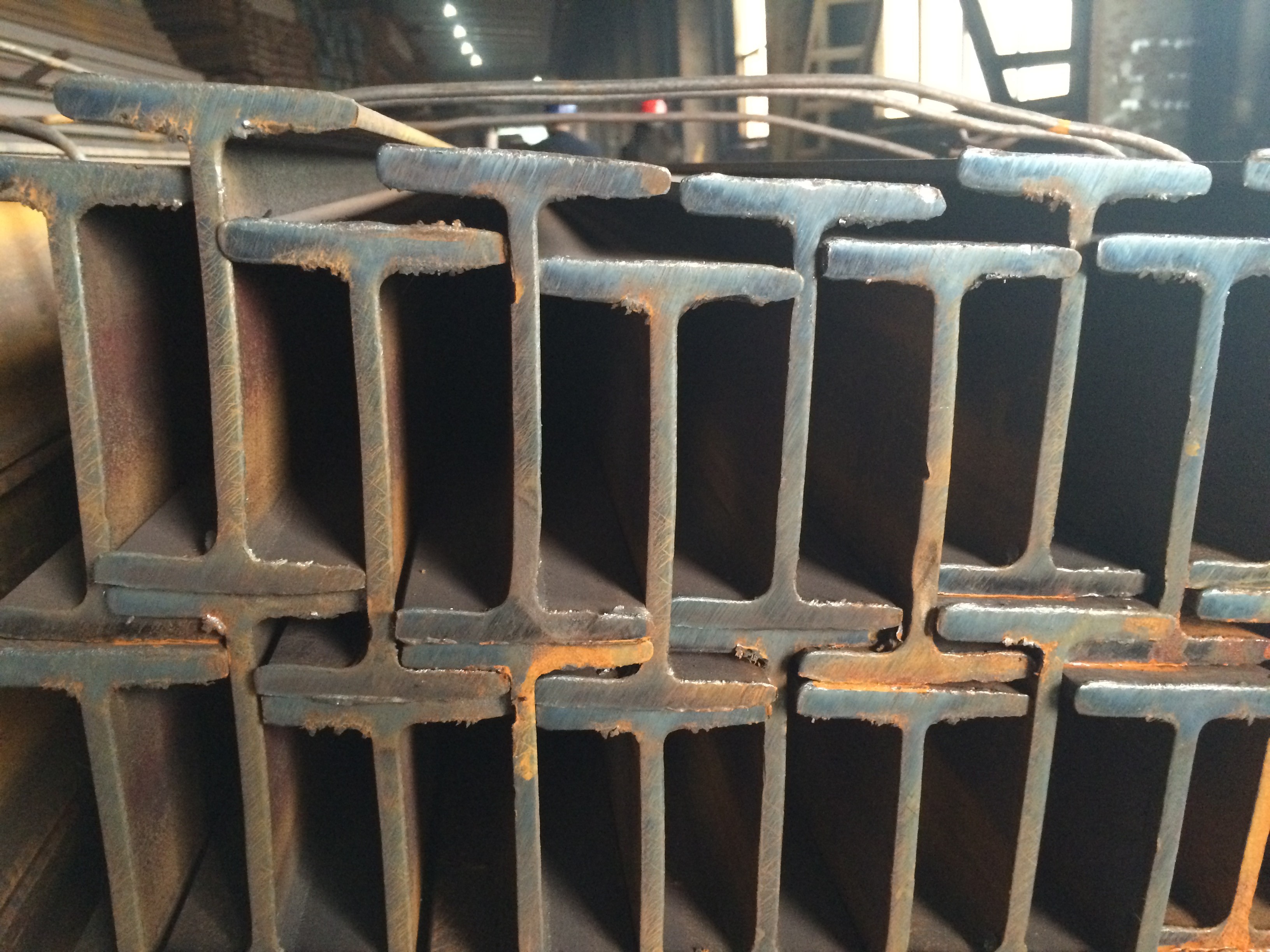 H-shaped steel, I-beam, steel beam, steel column, steel frame detail image 6