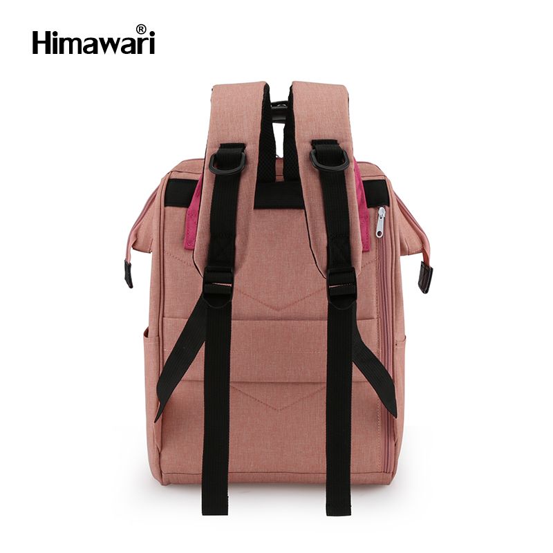 沐果箱包2268 Himawari 蚂蚁布防泼水藕粉色双肩包细节图