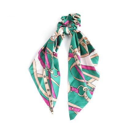 Yiwu quality products: Korean chanel-style ribbons, super ethereal hair bands, women's hair ties, popular ponytail hair ties, women's 2021 new large intestine hair ties detail image 2