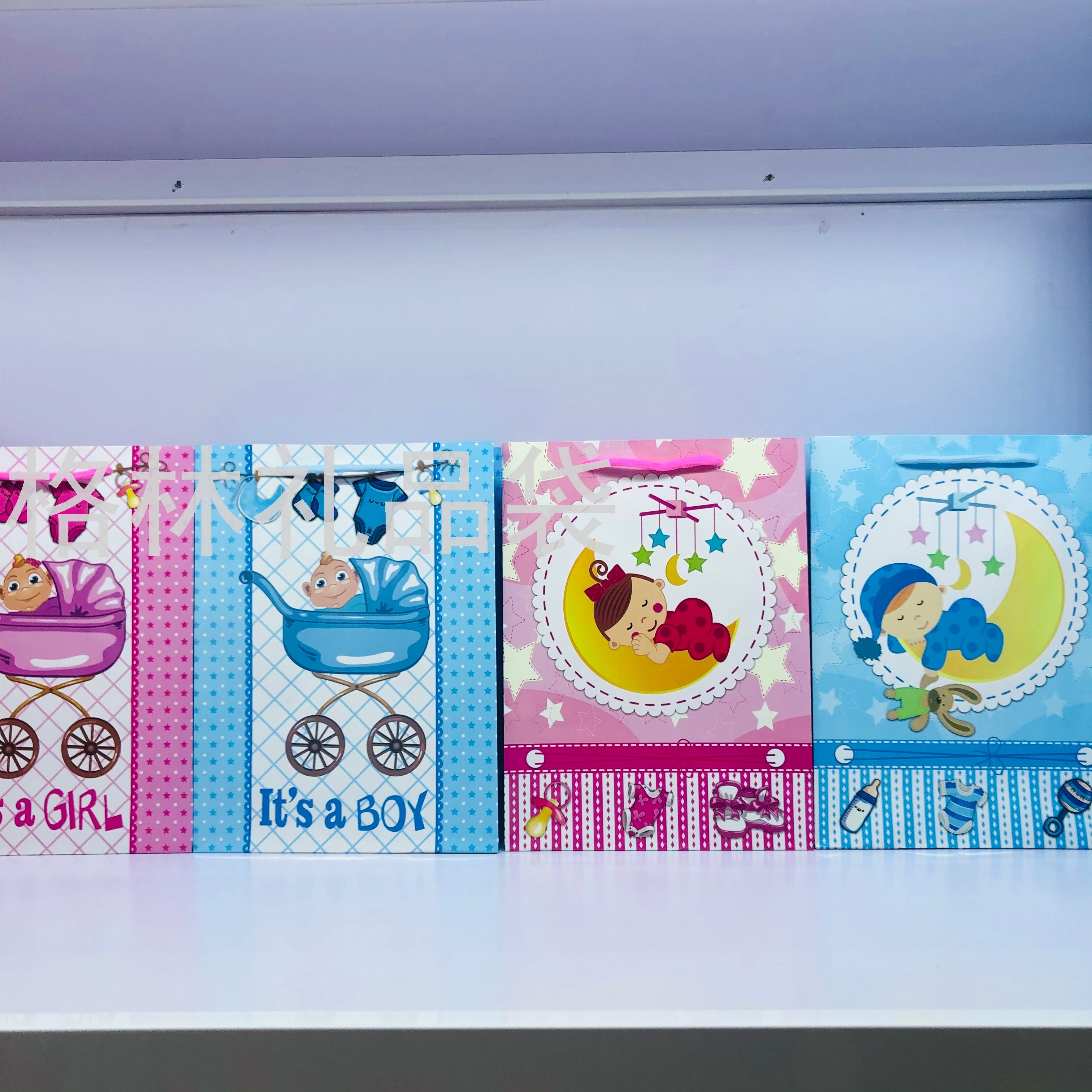 礼品袋环保袋纸袋手提袋包装袋服饰袋铜板纸袋儿童BABY卡通纸袋