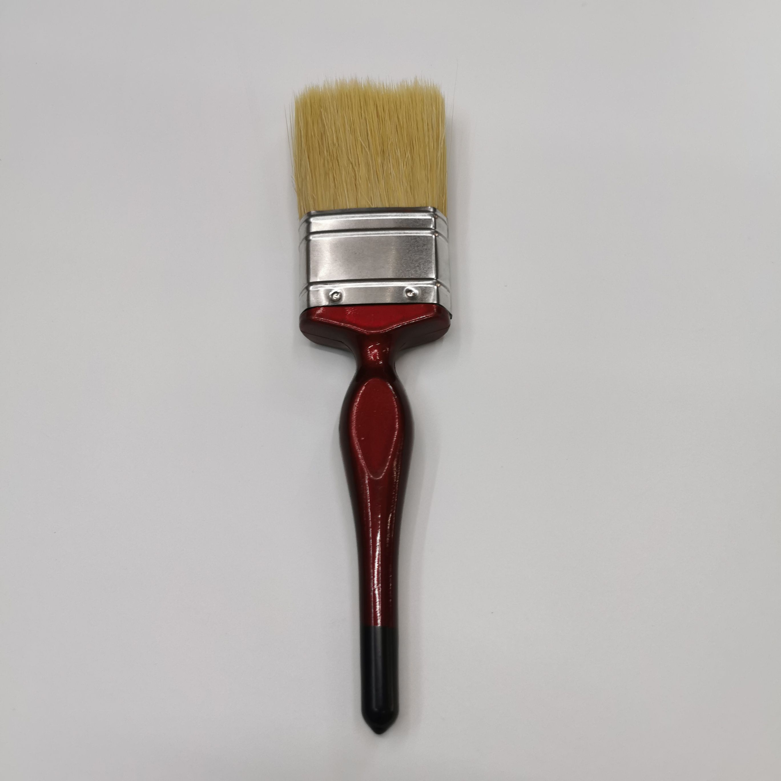 High-quality red plastic-handled paint brushes, wall brushes, dust sweeping brushes, and Marine brushes details Picture