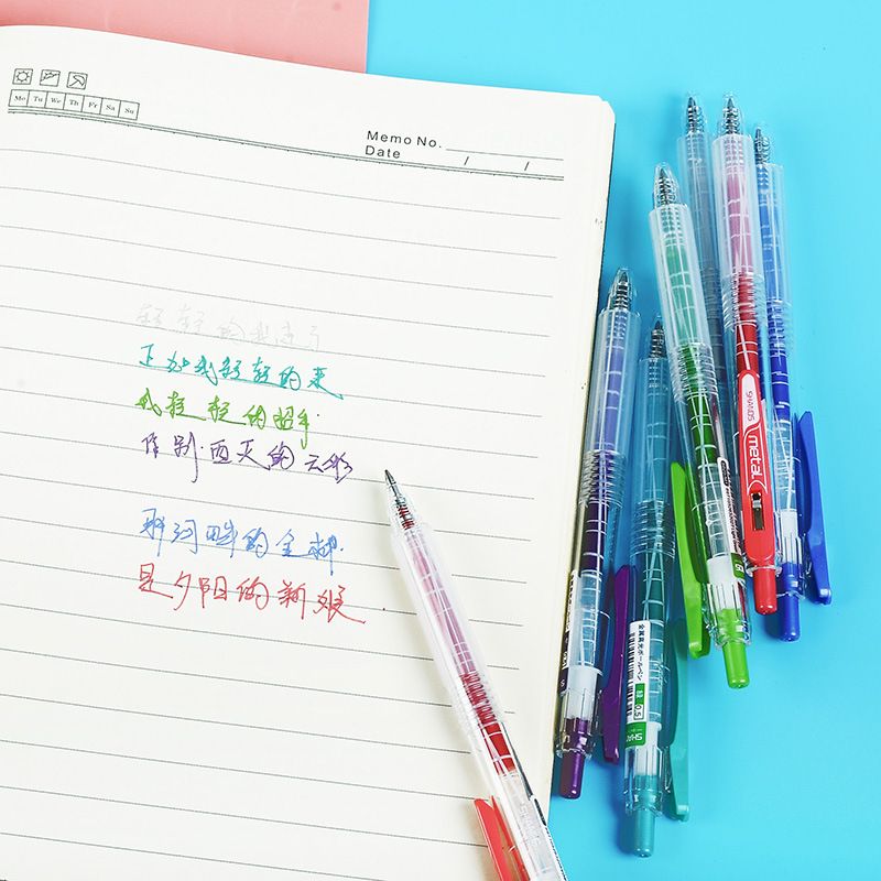 Shanzhi 625 Metal high-gloss gel Pen, student doodling and drawing notebook pen Color set, factory direct sale Application Scenario