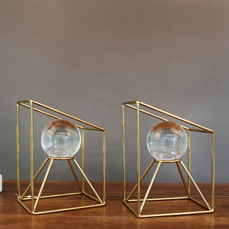 Modern light luxury study decoration Crystal bookstand A189009 detail image 3