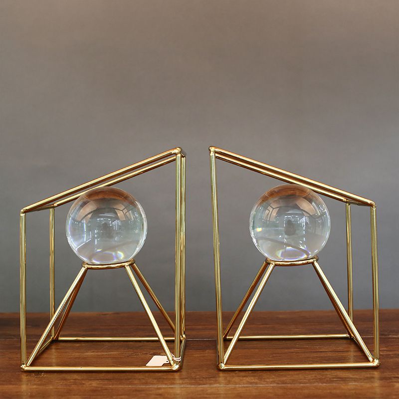 Modern light luxury study decoration Crystal bookstand A189009