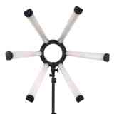 36-inch six-arm live-streaming beauty and contact lenses, mobile phone lighting, photography and photo-taking lights