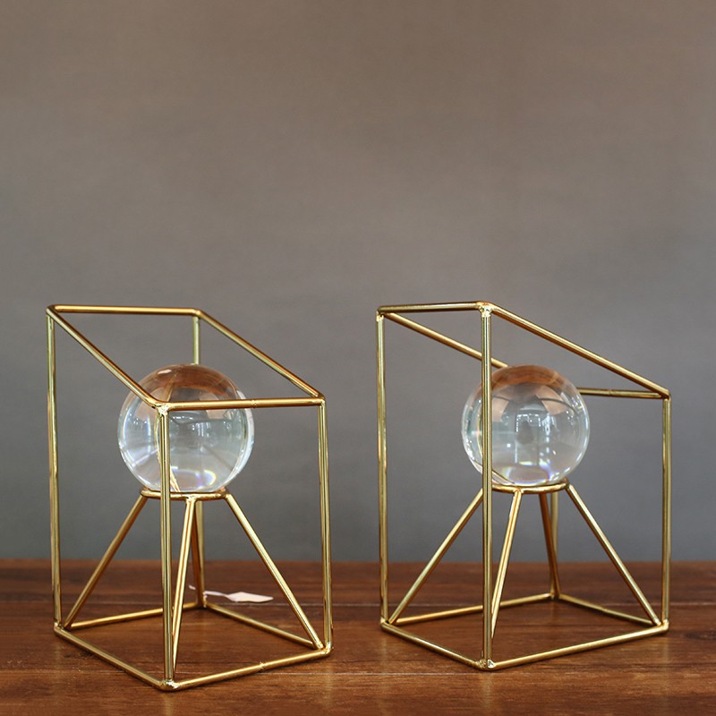 Modern light luxury study decoration Crystal bookstand A189009 detail image 2