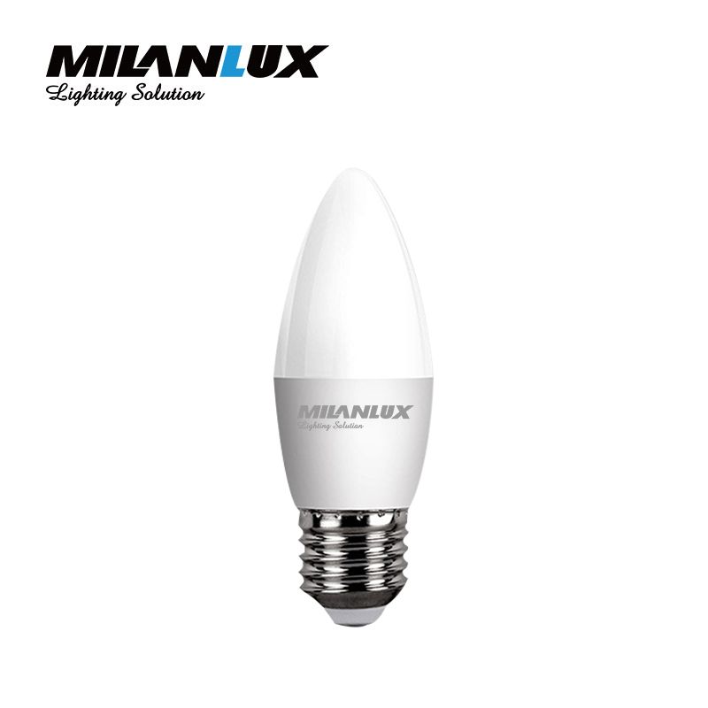 Manufacturers Directly Supply Led High Light Energy-Saving Candle Bulb E27 Screw 6W 6500K White Bulb Bulb Crystal Lamp Item Picture