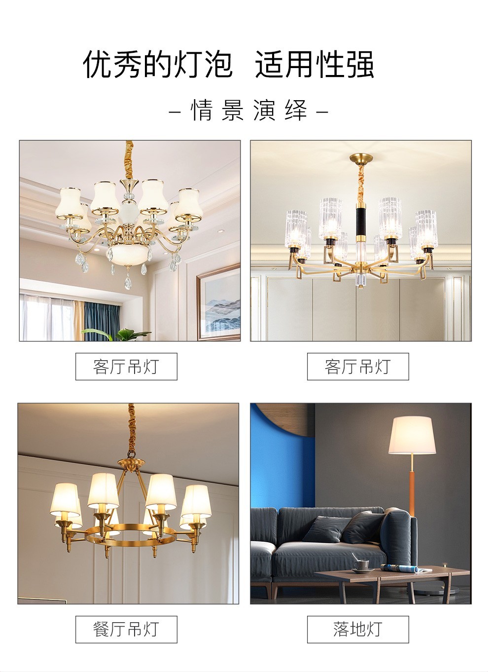 Manufacturers Directly Supply Led High Light Energy-Saving Candle Bulb E27 Screw 6W 6500K White Bulb Bulb Crystal Lamp undefined
