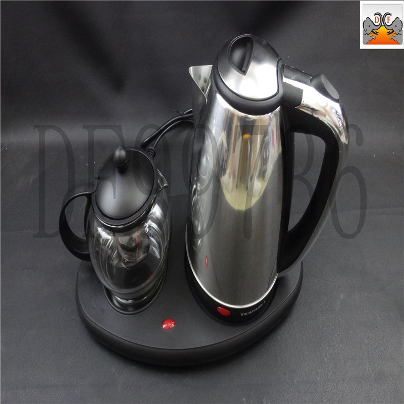 DF99736 Water jacket kettle 0.9L+2L electric kettle set Electric kettle No DF Trading House