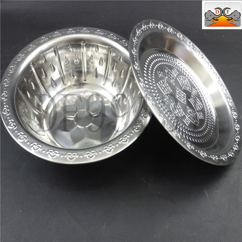 DF99131 Opel Cover Basin Water Drop Cover Basin Stainless Steel Cover Basin Kitchen and Hotel supplies DF Trading House