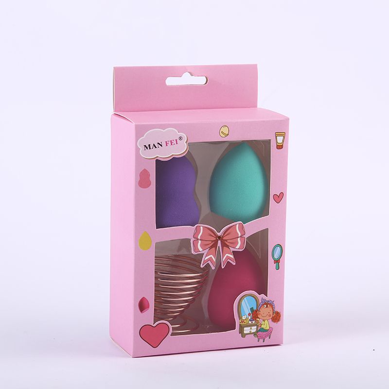 Dry and wet dual-purpose beauty egg set, non-powder makeup egg, super soft sponge makeup egg, gourd powder puff makeup tool details Picture