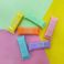 创意糖果造型双头荧光笔迷你马卡龙6色划重点彩色标记笔水彩笔细节图