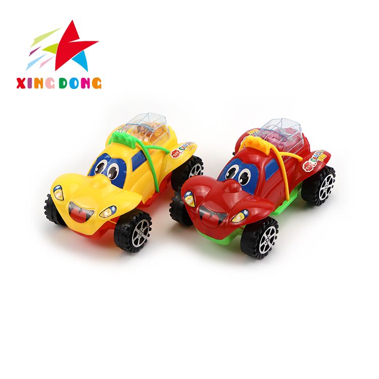 Children's toy, drawstring toy, cartoon snow cart