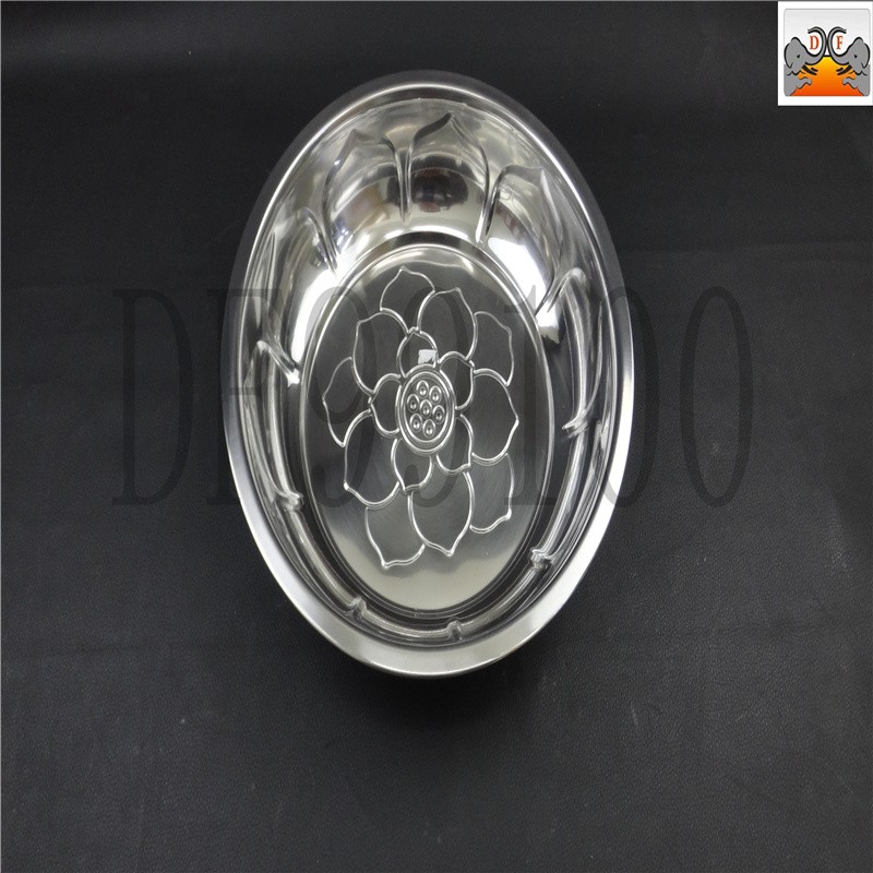 DF99100 莲花套盆 压花盖盆 不锈钢盖盆 厨房酒店用品 DF Trading House 详情2