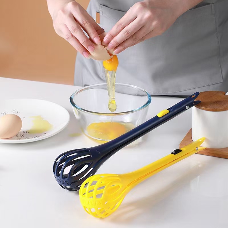 蛋打器食品夹手动打蛋器厨房食品夹三合一夹蛋器捞蛋器鸡蛋搅拌器详情图5