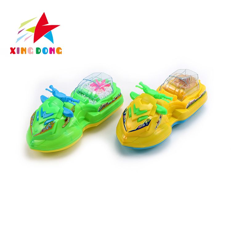 Juguetes para niños tire del cable juguetes con luz barco a motor