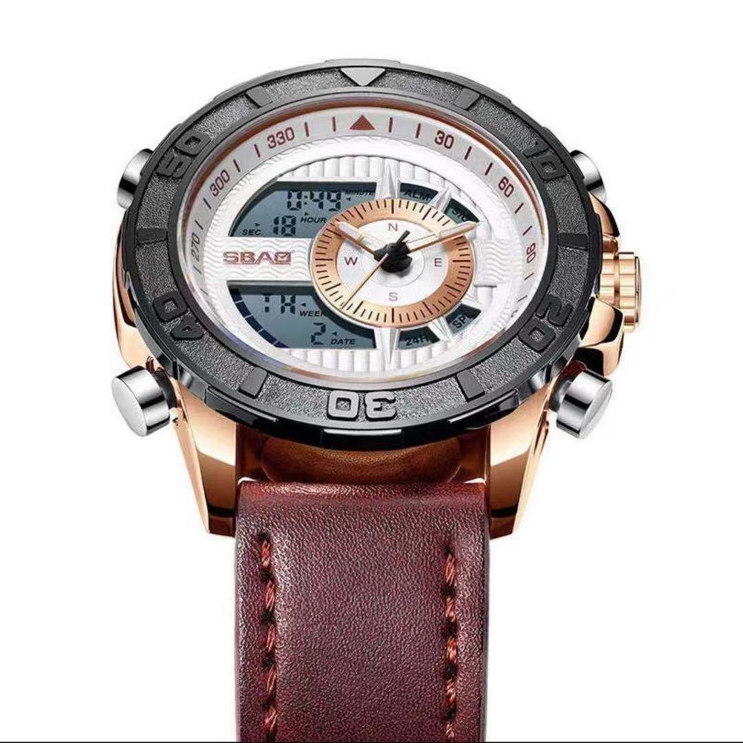 Authentic and fashionable men's watches, a new and trendy men's brand, waterproof, luminous and multi-functional men's watches detail image 2