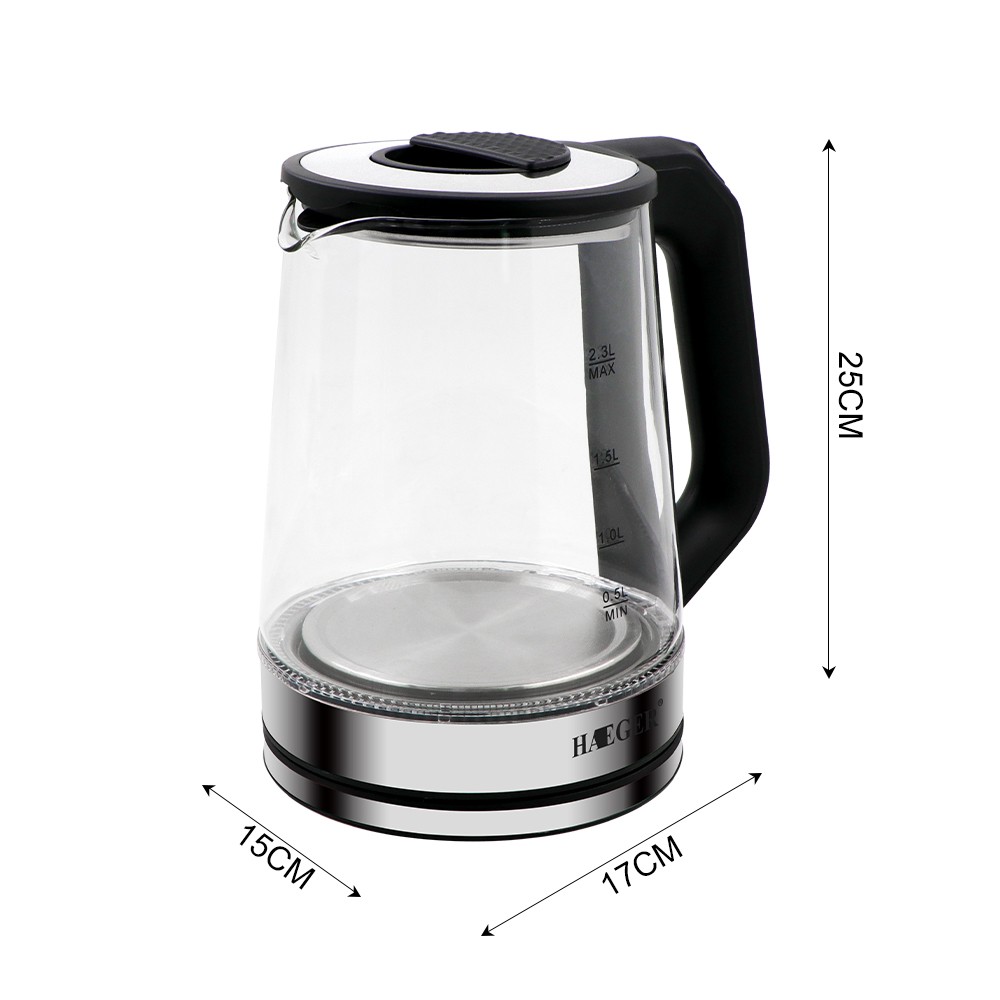 European standard household high borosilicate glass electric kettle, blue light steam electric teapot, health pot, multi-functional tea brewer detail image 6