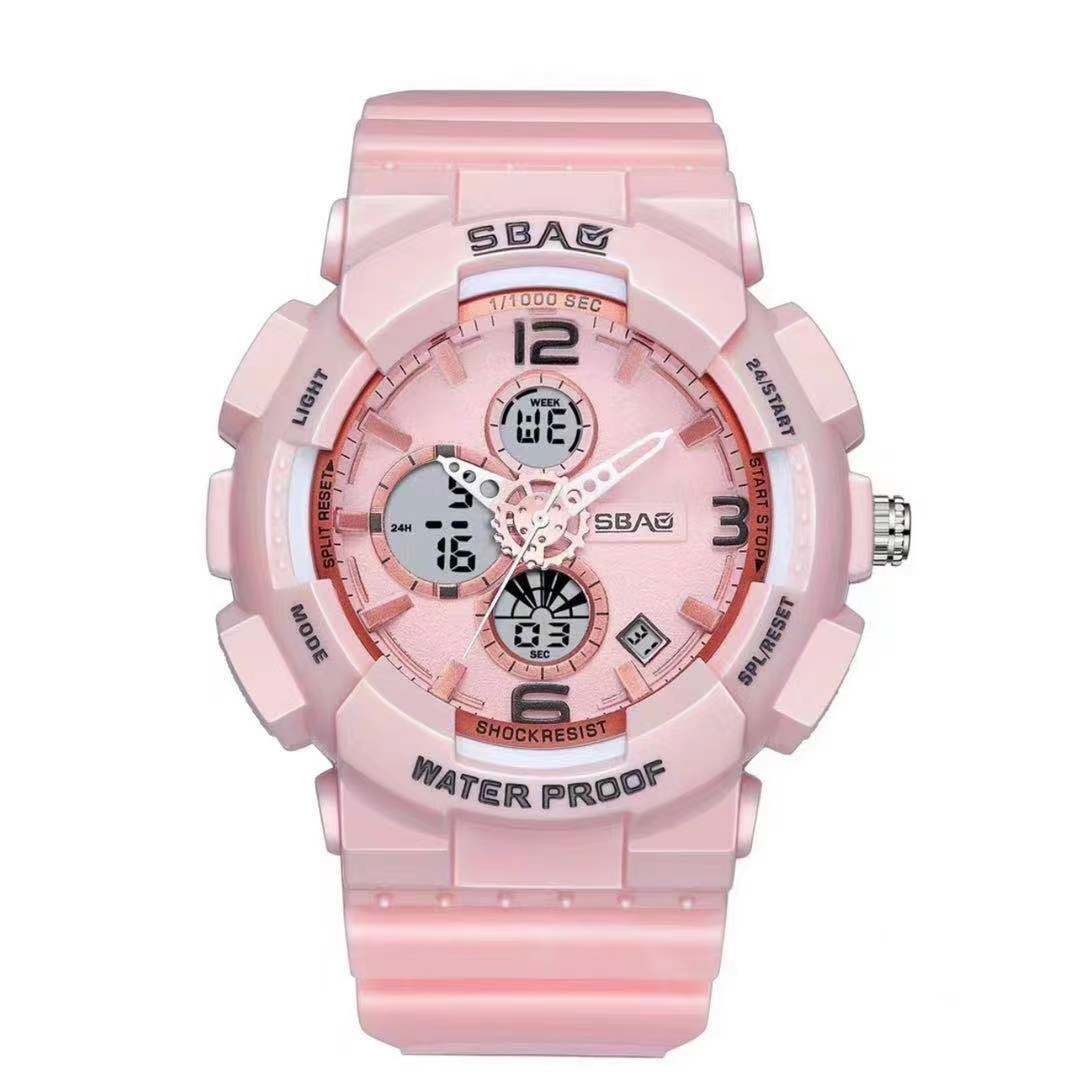 Reloj electrónico genuino hombre transparente glaciar hielo resistente deporte hombre reloj deportivo hombre tendencia de los estudiantes niños y adolescentes escuela secundaria estudiantes de secundaria deportes anti-caída despertador luminoso reloj electrónico resistente al agua detail image 1