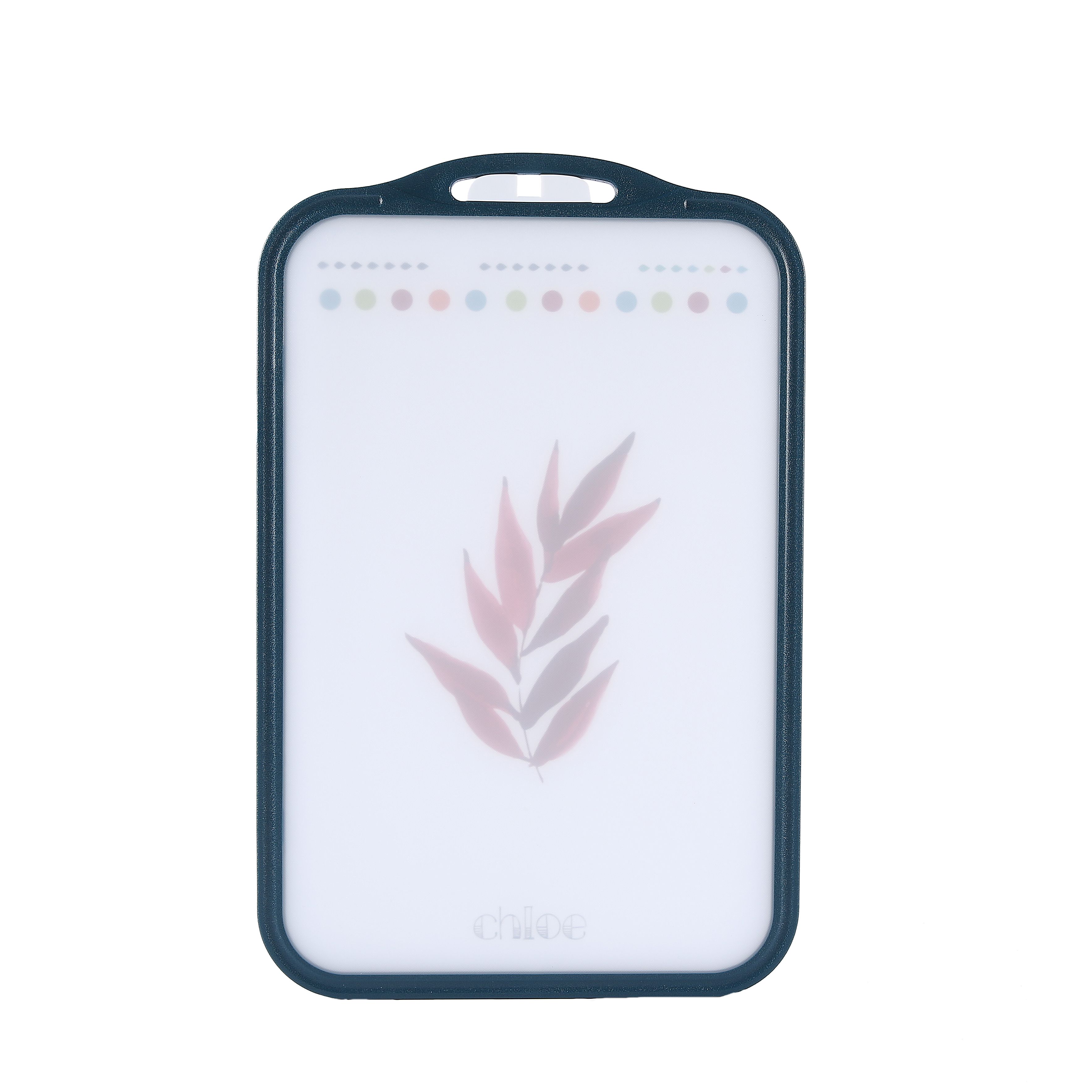 Korean anti-bacterial and anti-mold household plastic baby food board, fruit cutting board, double-sided vegetable cutting board, large size Specification image