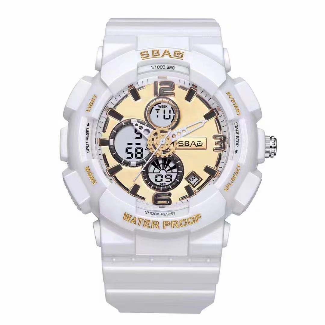 Reloj electrónico genuino hombre transparente glaciar hielo resistente deporte hombre reloj deportivo hombre tendencia de los estudiantes niños y adolescentes escuela secundaria estudiantes de secundaria deportes anti-caída despertador luminoso reloj electrónico resistente al agua detail image 2