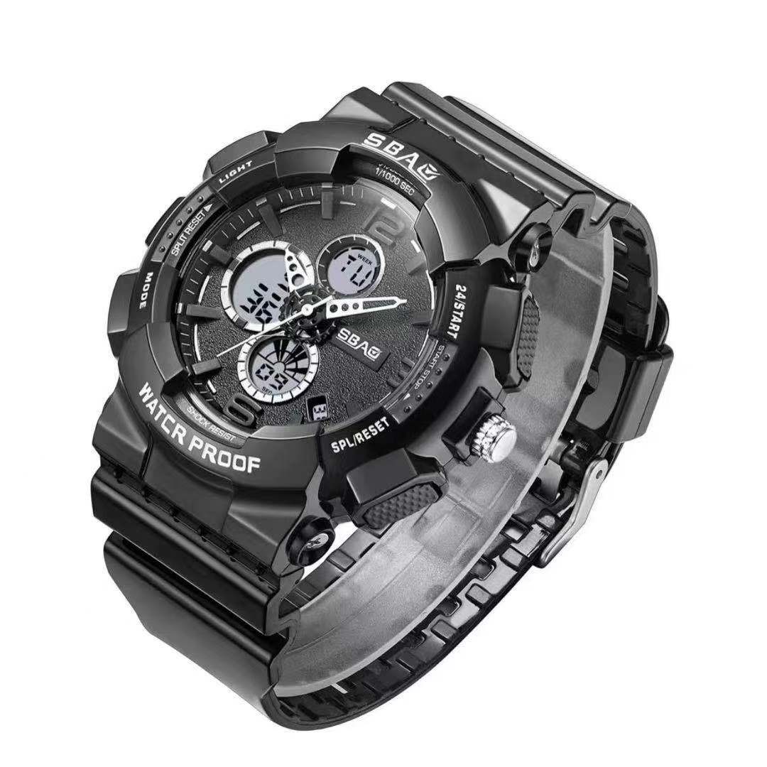 Reloj electrónico genuino hombre transparente glaciar hielo resistente deporte hombre reloj deportivo hombre tendencia de los estudiantes niños y adolescentes escuela secundaria estudiantes de secundaria deportes anti-caída despertador luminoso reloj electrónico resistente al agua detail image 5
