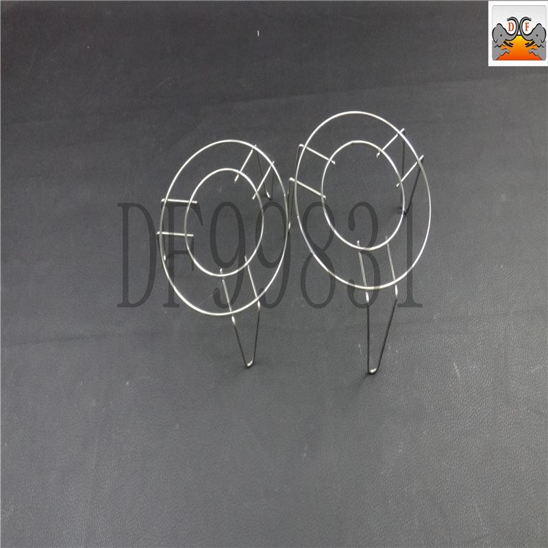 DF99831 Tripod non-magnetic steam rack Kitchen stainless steel steam rack pan mat non-magnetic multi-functional low foot high kitchen shelf gadget DF Trading House